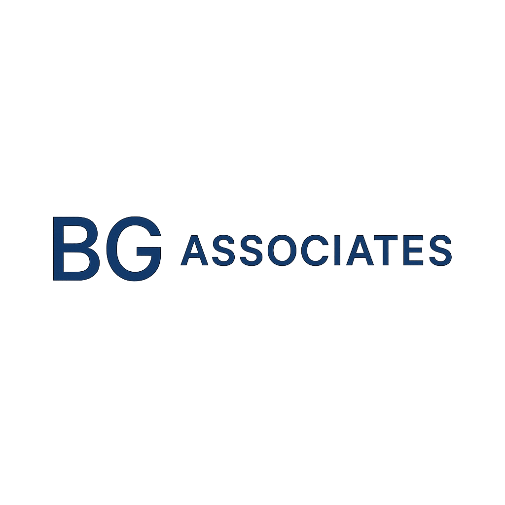 logo design bg associates